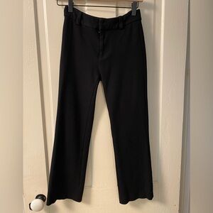 Madewell black crop trouser/pant. Size 0